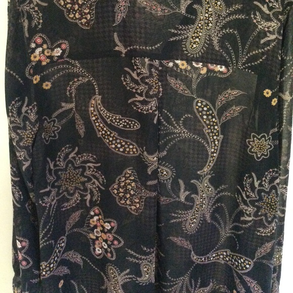 Love&Legend Sheer Floral Paisley Blouse - Picture 8 of 11